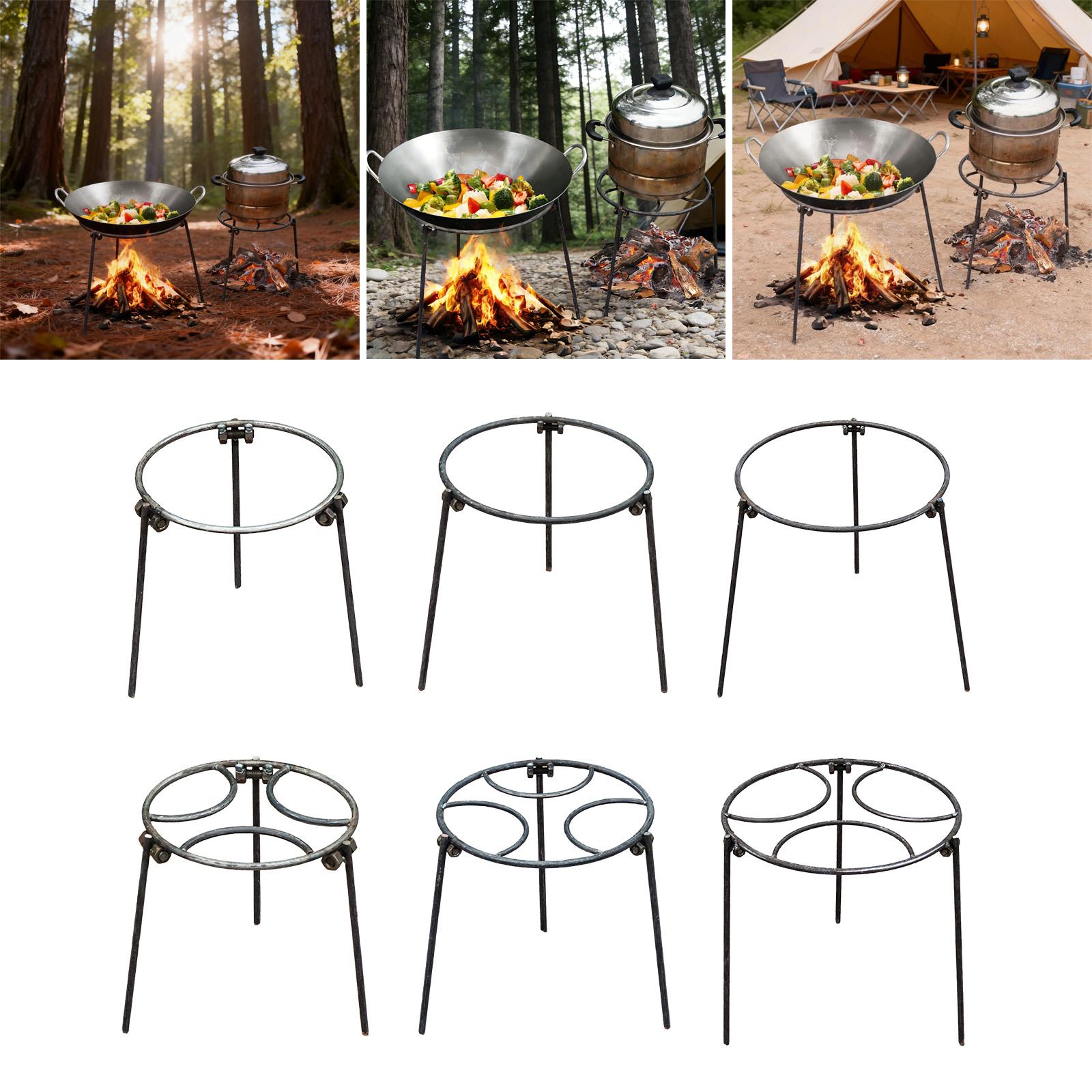 Camping Cooking Tripod - Stojak na ognisko, wielofunkcyjny uchwyt na