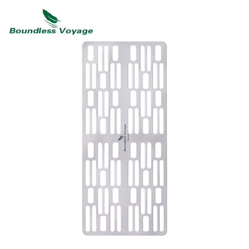 Camping Cooking And Eating - Boundless Voyage Outdoor Camping Titanium Charcoal