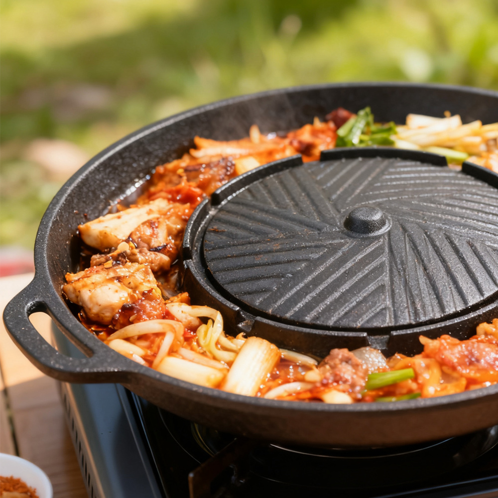 KOSUN Koreańska Patelnia do Gr – Camping Cooking And Eating recenzja i cena