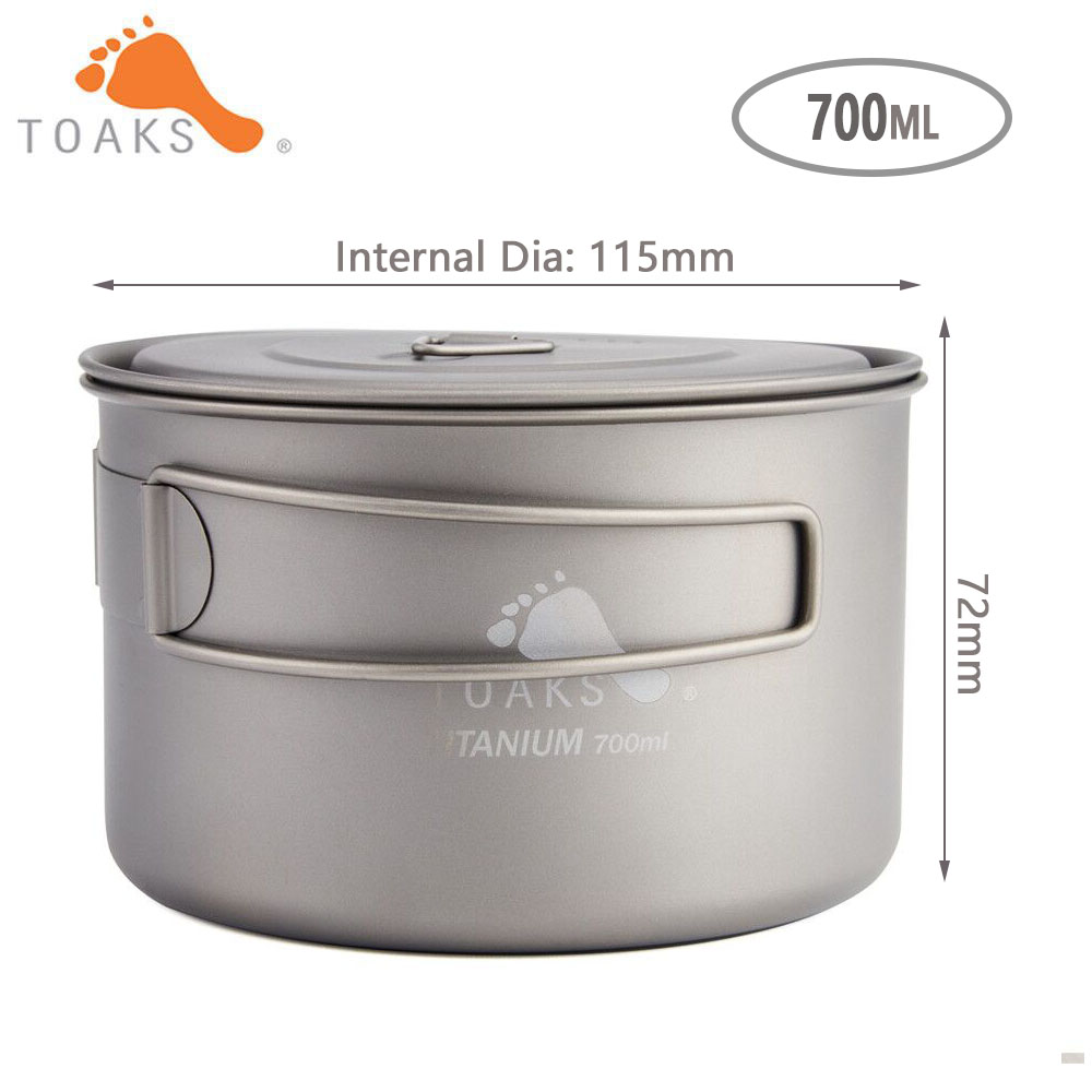 Toaki czysty tytan naczynia ke – Camping Cooking System recenzja i cena