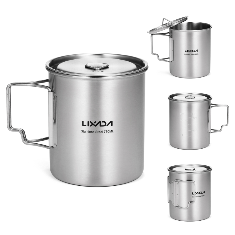 Lixada Kubek 750ml Outdoorowy  – Camping Cooking Cup recenzja i cena