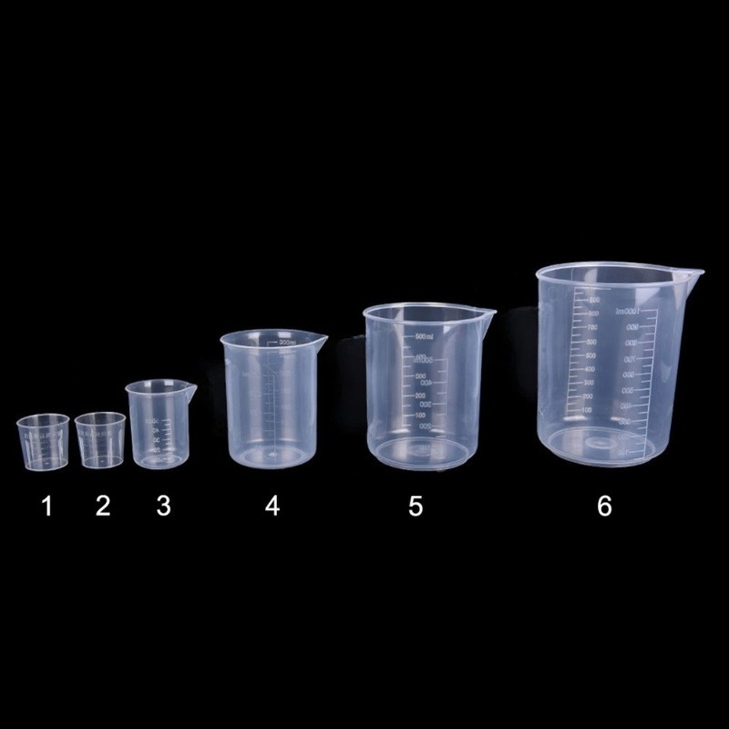 Zestaw 6 plastikowych miarek - – Camping Cooking Tool Set recenzja i cena