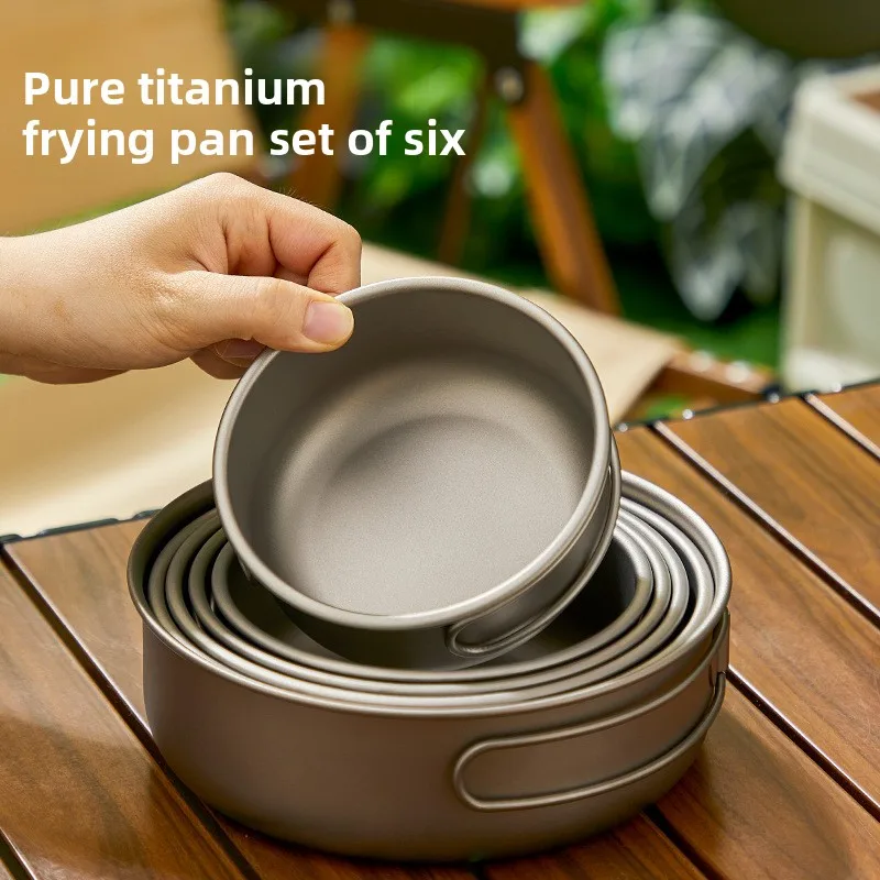 Zestaw tytanowych garnków na z – Camping Cooking Set With Bag recenzja i cena
